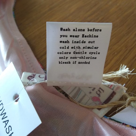 Lady Noiz | Coral Lattice Print Tunic | M | New - Picture 7 of 13